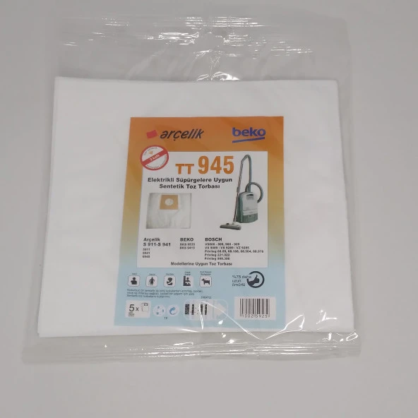 ARÇELİK T945 SENTETİK ( 2 PAKET 10 ADET ) ürün görseli 1