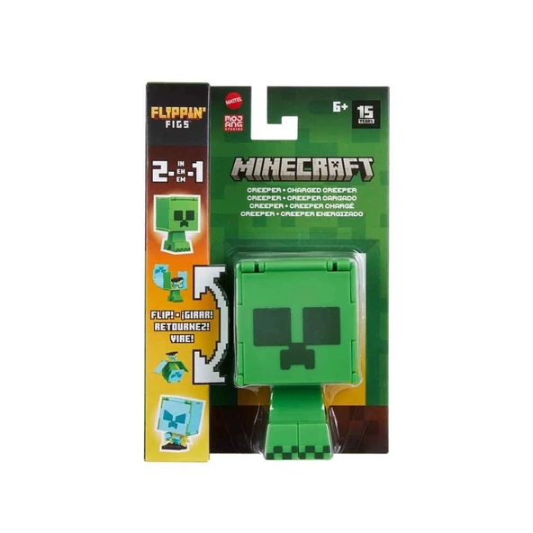 HTL43 Minecraft Flippin' Figs 2si 1 Arada Figürler - Resim 2