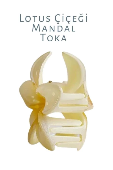 LOTUS ÇİÇEĞİ MANDAL TOKA - Resim 8