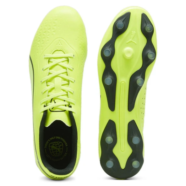 PUMA KING MATCH FG/AG-Electric Lime 10757004 - Resim 4