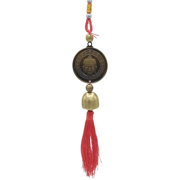 Çin Feng Shui Şans ve Bereket Metal Çan Tapınak Buda 30 cm ürün görseli 1