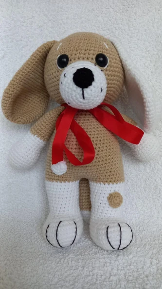 Dafny Yavru Köpüş Amigurumi Organik Oyuncak ürün görseli 1