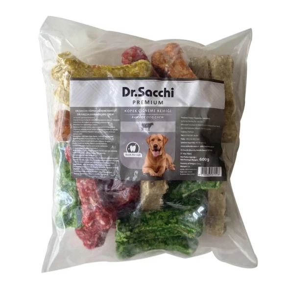 Dr.Sacchi Munchy Kemik Renkli TR7203 - 3'' 25 Gram 25Li ürün görseli 1