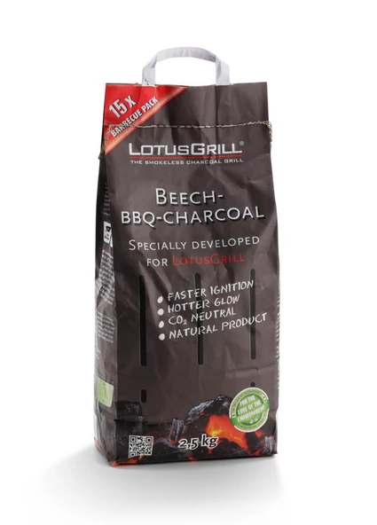LotusGrill 2,5 KG Dumansız Mangal Kömürü ürün görseli 1