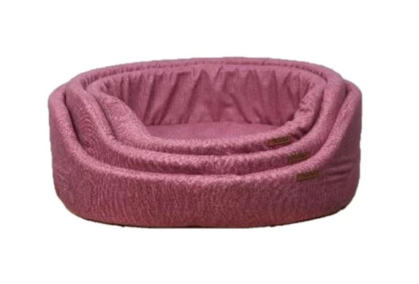 Chester Elips Yıkanabilir Yatak 49-35cm Small Pembe ürün görseli 1