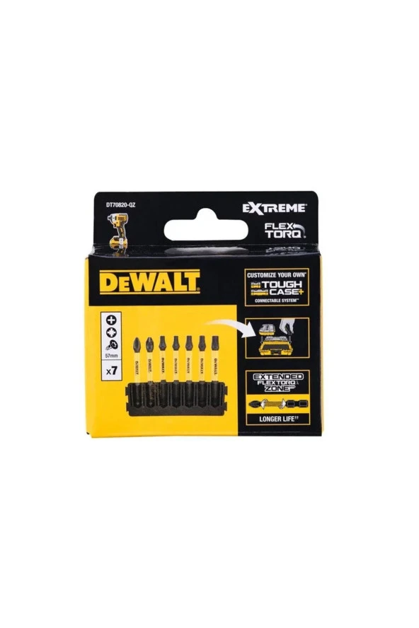 Dewalt 7 PARÇA 57MM PH-PZ MIX BAR FLEXTORQ DT70819 ürün görseli 1