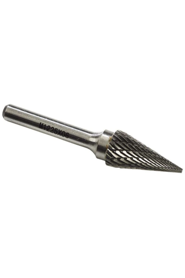 GFB Karbür Kalıpçı Freze Ucu M12x25x06 Konik Sivri - G3258 ürün görseli 1