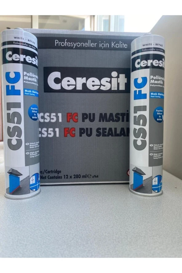 Cs 51 Fc Pu Mastik Beyaz 280 Ml 12'li Koli ürün görseli 1