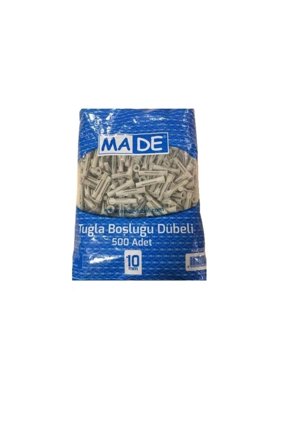 Made 10 Mm 250 Lİ Gri Tuğla Boşluk Dübeli Kod:008 ürün görseli 1