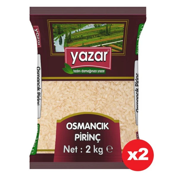 Yazar Osmancık Pirinç 2 Kg. x 2 Adet ürün görseli 1