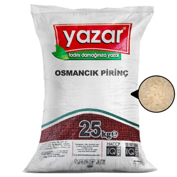 Yazar Bakliyat Osmancık Pirinç 25 Kg. ürün görseli 1