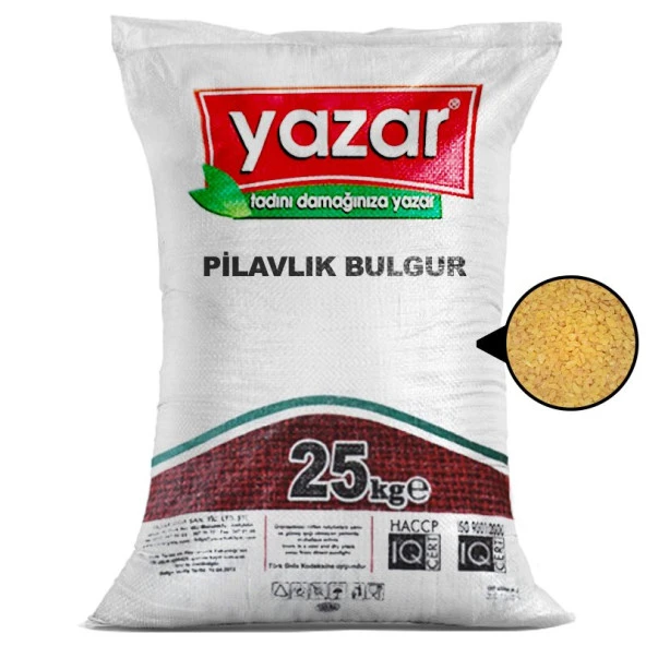 Yazar Bakliyat Pilavlık Bulgur 25 Kg. ürün görseli 1