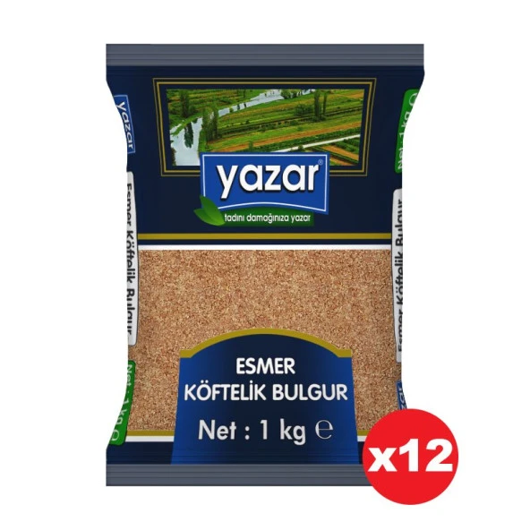 Yazar Esmer Köftelik Bulgur 1 Kg. x 12 Adet ürün görseli 1