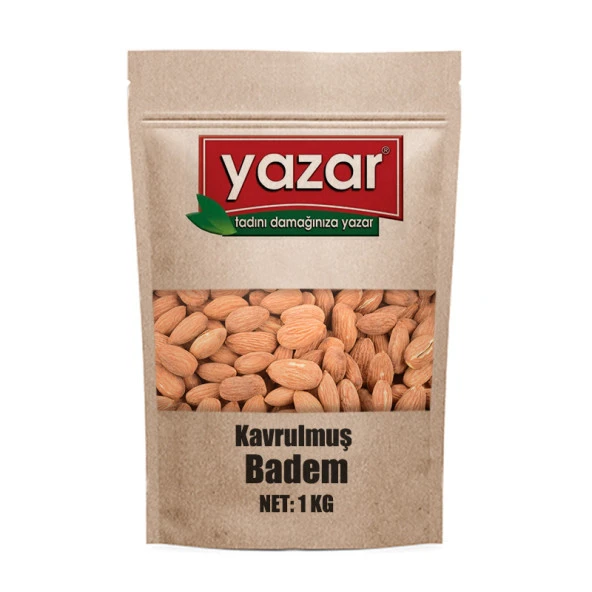 Yazar Kuruyemiş Kavrulmuş Badem İçi  1 Kg ürün görseli 1