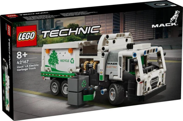 LEGO Technic 42167 Mack LR Electric Garbage Truck ürün görseli 1
