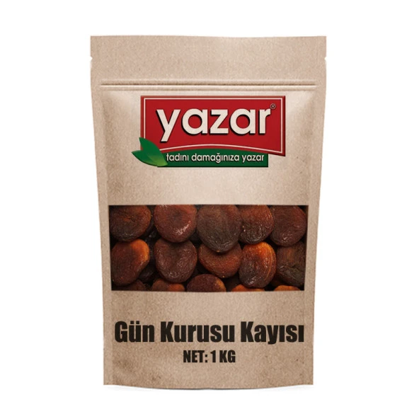 Yazar Kuruyemiş Kaysı Gün Kurusu Jumbo  1 Kg ürün görseli 1