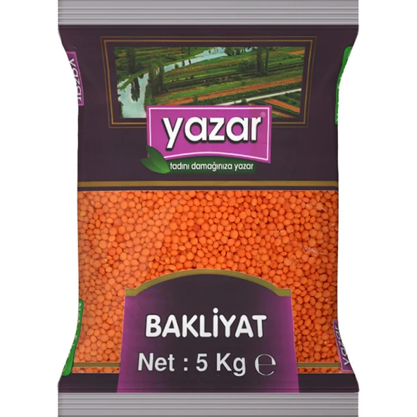 Yazar Kırmızı Mercimek 5 Kg. ürün görseli 1