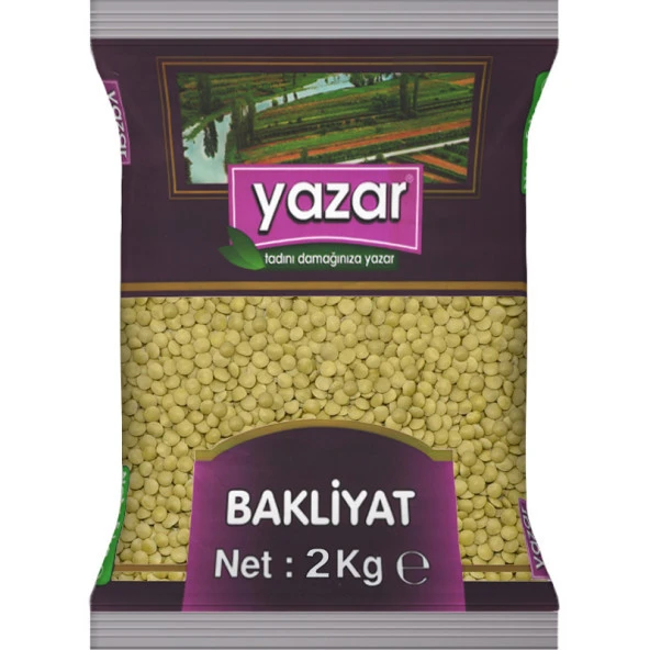 Yazar Yeşil Mercimek 2 Kg. x 2 Adet ürün görseli 1