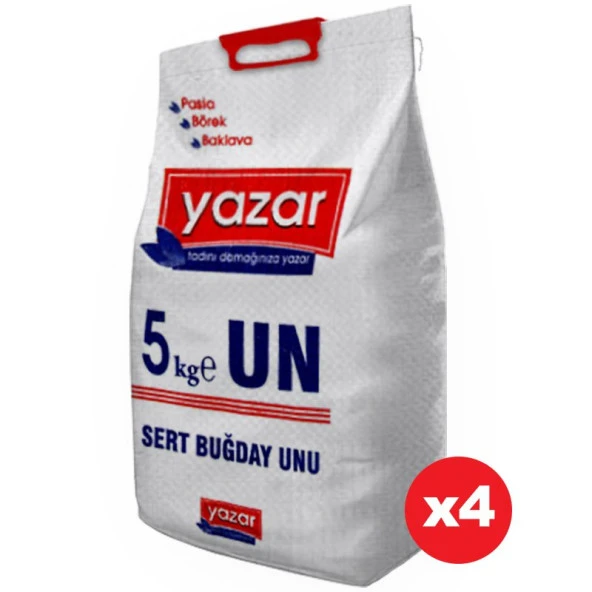 Yazar Baklavalık Böreklik Pastalık Çok Amaçlı Un 5 Kg X 4 Paket ürün görseli 1