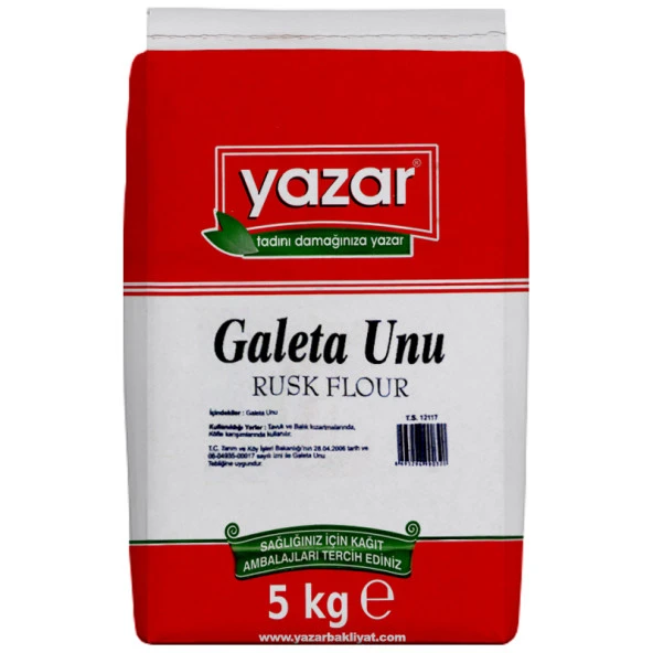 Yazar Sade Galeta Unu 5 Kg ürün görseli 1