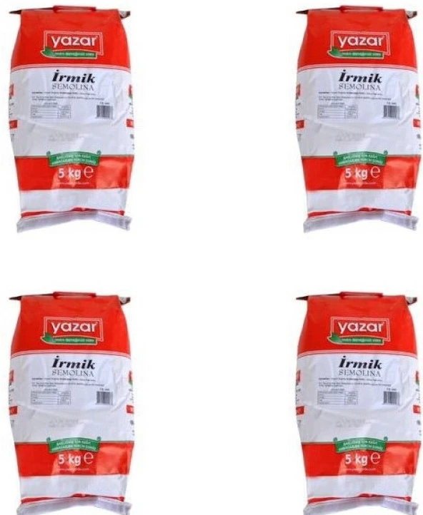 Yazar İrmik 5 Kg x 4 Paket ürün görseli 1