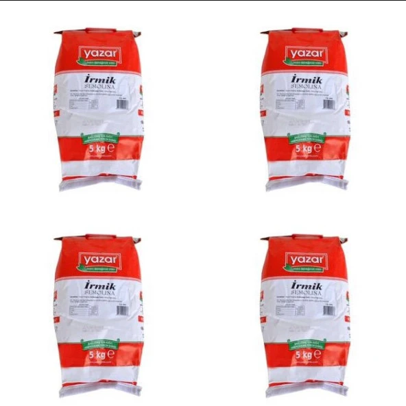 Yazar İrmik 5 Kg x 4 Paket - Resim 2