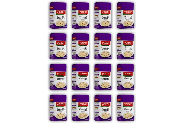 Yazar İrmik 500 Gr x 16 Paket - Resim 2