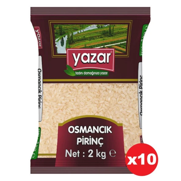 Yazar Osmancık Pirinç 2 Kg x 10 Paket ürün görseli 1