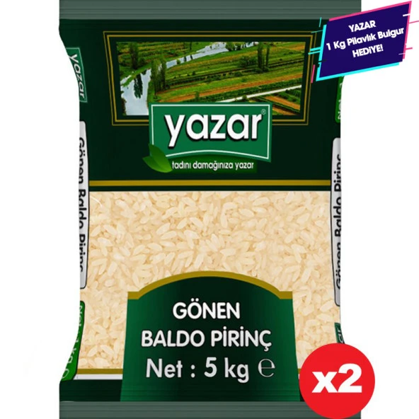 Yazar Gönen Baldo Pirinç 5 Kg x 2 Paket. ürün görseli 1