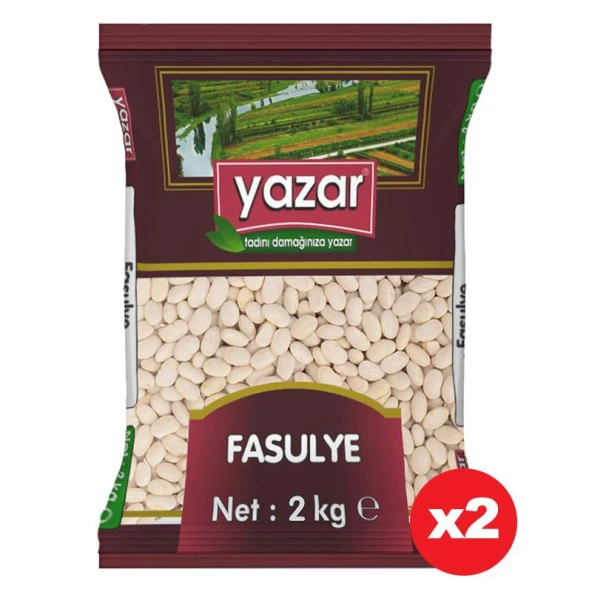 Yazar Kuru Fasulye 2 Kg. x 2 Paket ürün görseli 1