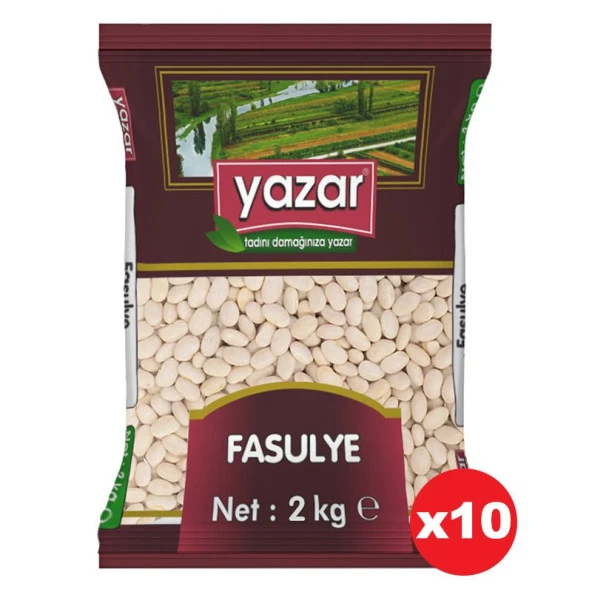 Yazar Kuru Fasulye 2 Kg. x 10 Paket ürün görseli 1