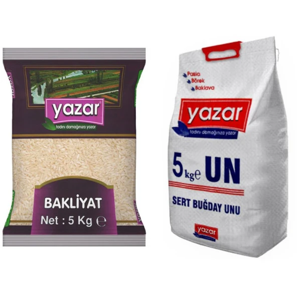 Yazar Pilavlık Pirinç 5 Kg. + Un 5 Kg. ürün görseli 1