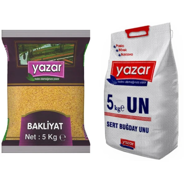 Yazar Pilavlık Bulgur 5 Kg. + Un 5 Kg. ürün görseli 1