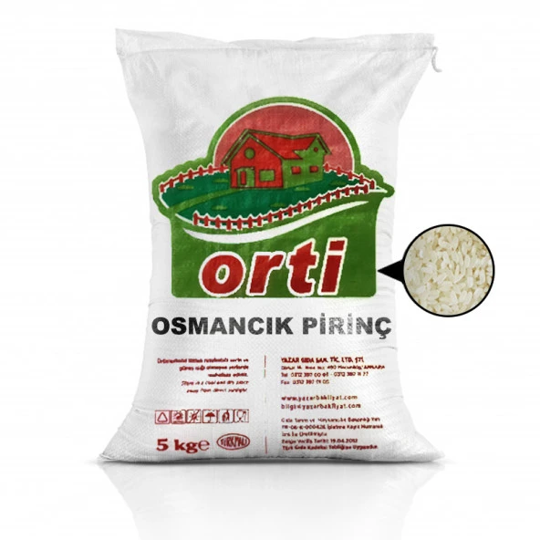 Orti Osmancık Pirinç 5 Kg ürün görseli 1
