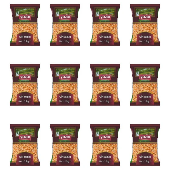 Patlatmalık Cin Mısır 1 Kg x 12 Paket - Resim 2