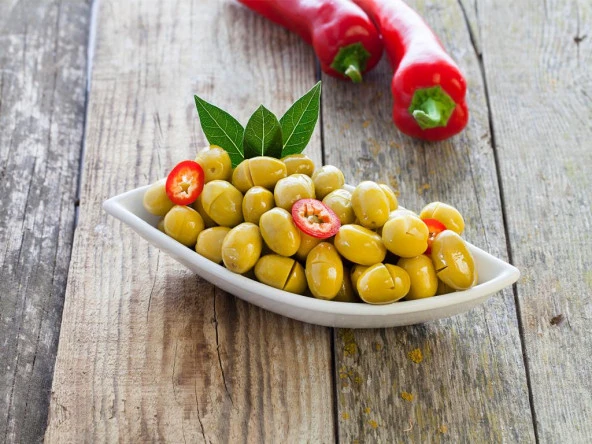 Yazar Yeşil Zeytin 1 Kg ürün görseli 1