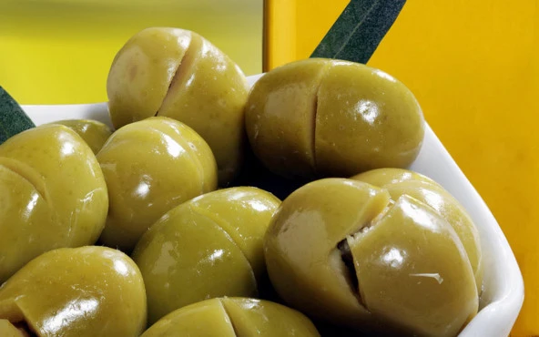 Yazar Yeşil Zeytin 1 Kg - Resim 2