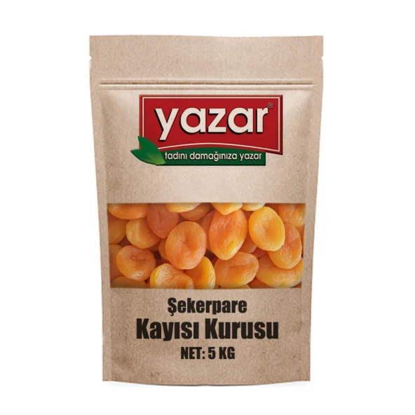 Yazar Kuruyemiş Kaysı Şekerpare Jumbo 5 Kg ürün görseli 1