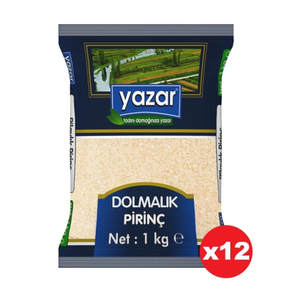 Yazar Dolmalık Kırık Pirinç 1 Kg. x 12 Adet ürün görseli 1