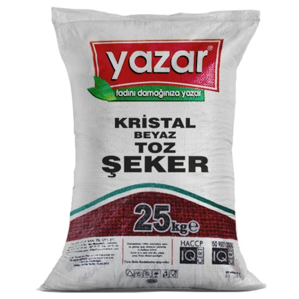 Yazar Kristal Toz Şeker 25 Kg. ürün görseli 1