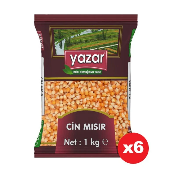 Patlatmalık Cin Mısır 1 Kg x 6 Paket ürün görseli 1