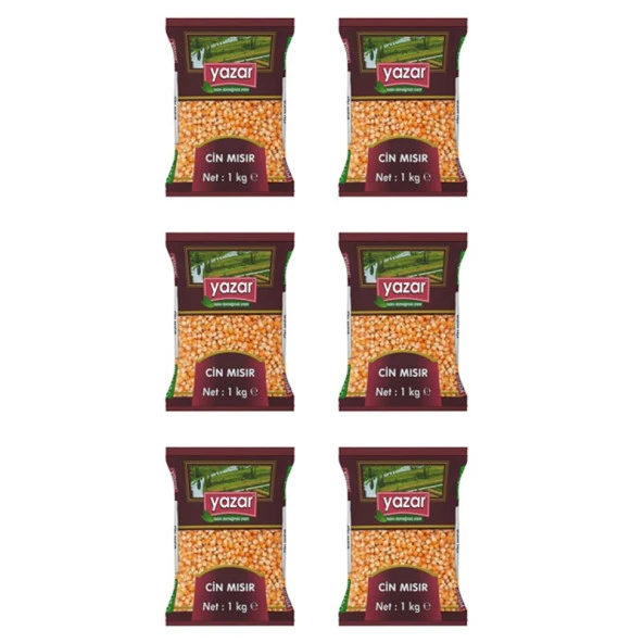 Patlatmalık Cin Mısır 1 Kg x 6 Paket - Resim 2