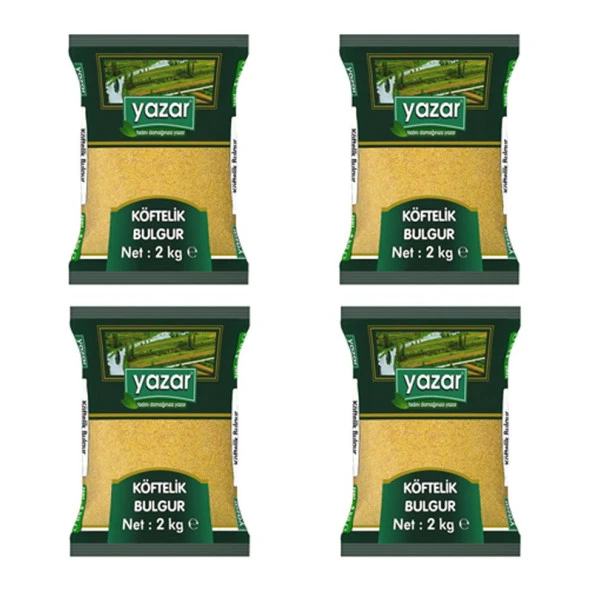 Yazar Köftelik Bulgur 2 Kg. x 4 Paket - Resim 2