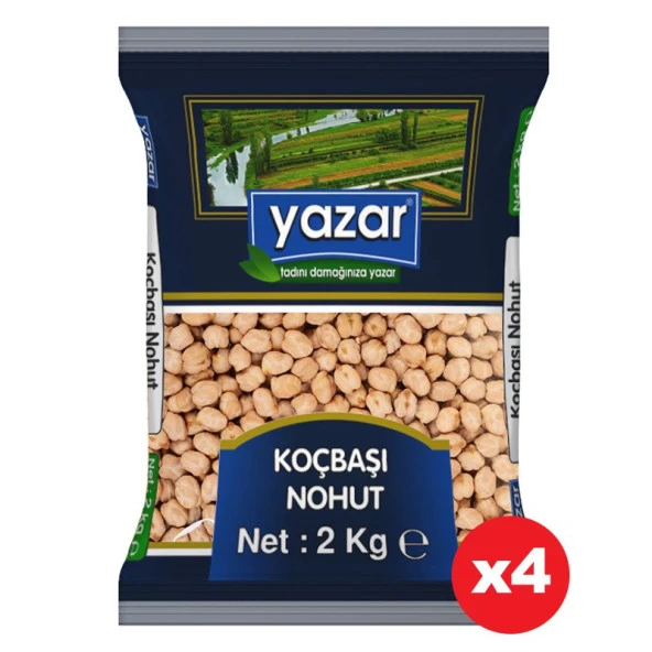 Yazar Koçbaşı Nohut 2 Kg. x 4 Paket ürün görseli 1
