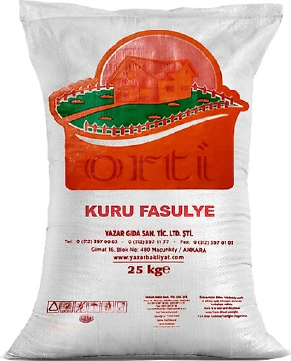 Orti Kuru Fasulye 25 Kg. ürün görseli 1