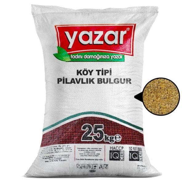 Yazar Köy Tipi Pilavlık Bulgur 25 Kg ürün görseli 1