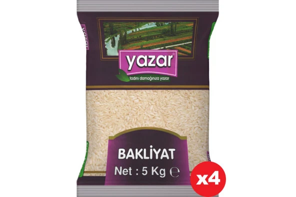 Yazar Ucuz Uygun Fiyat Pilavlık Pirinç 5 Kg x 4 Paket ürün görseli 1