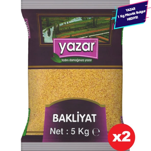 Yazar Pilavlık Bulgur 5 Kg x 2 Paket ürün görseli 1