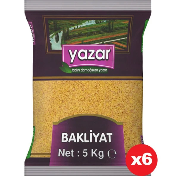 Yazar Pilavlık Bulgur 5 Kg x 6 Paket ürün görseli 1