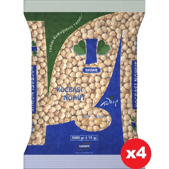 Yazar Koçbaşı Nohut 5 Kg x 4 Paket ürün görseli 1